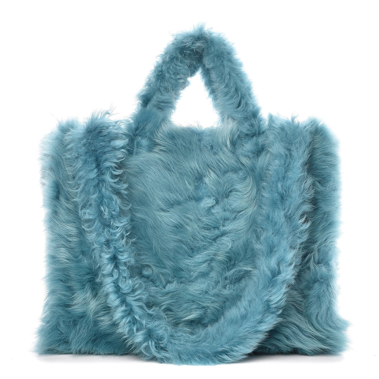 Shearling Shopping Tote Laguna