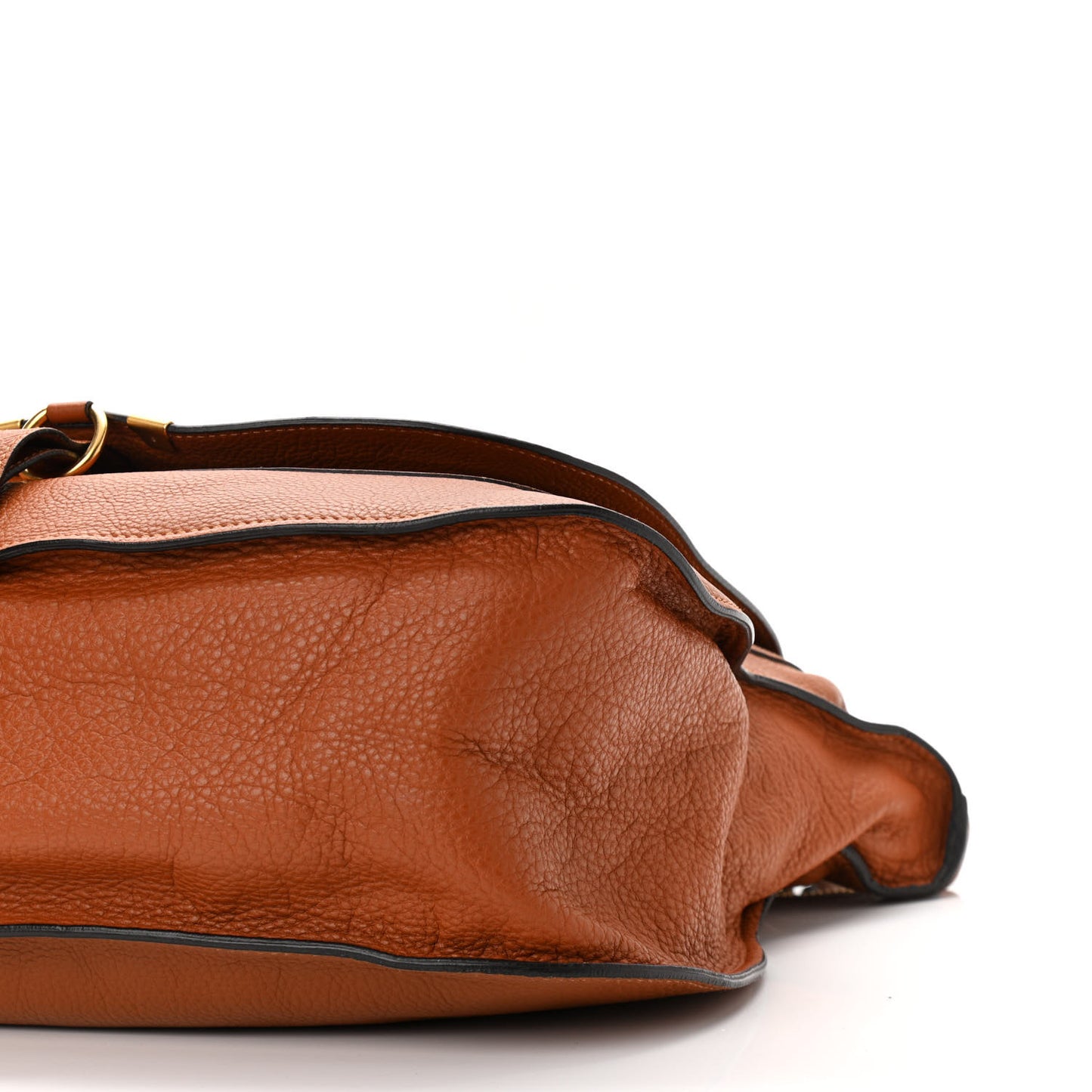 Calfskin Large Marcie Satchel Tan