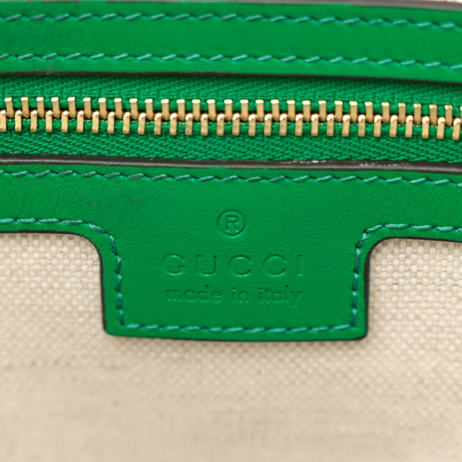 Gucci Calfskin GG Matelasse Tote Bag Bright Green 7 of 15