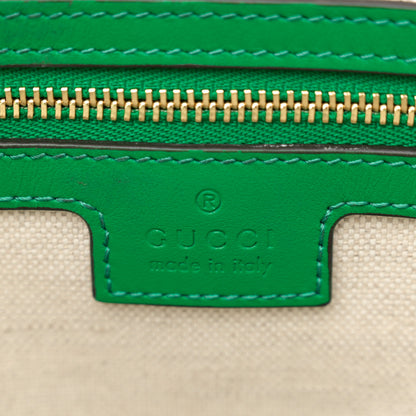 Gucci Calfskin GG Matelasse Tote Bag Bright Green 7 of 15