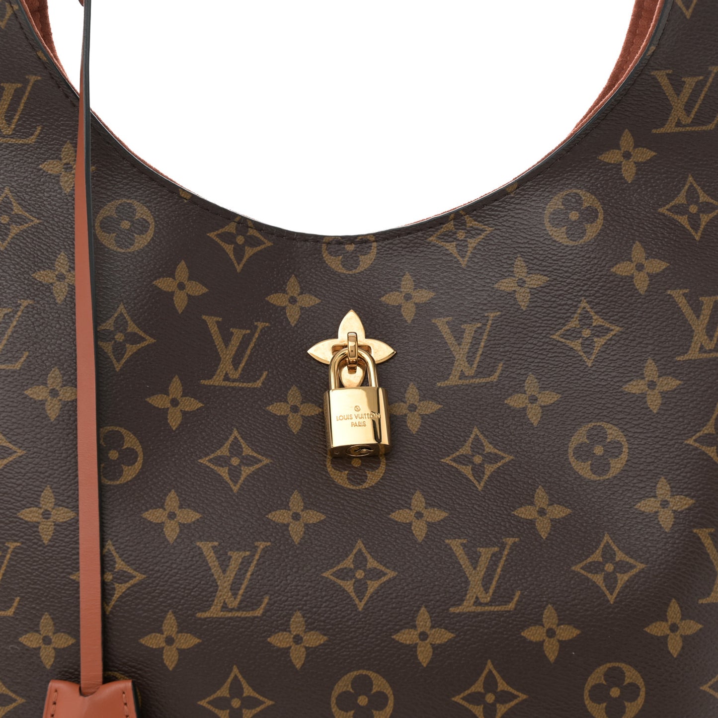 Monogram Flower Hobo Caramel