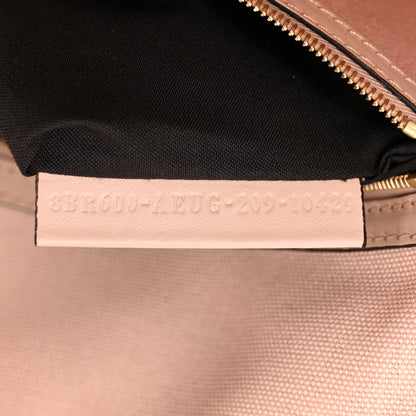 Fendi Canvas Vitello King FF Embroidered Baguette Rosa Quarzo Bloody Mary Multicolor 7 of 10