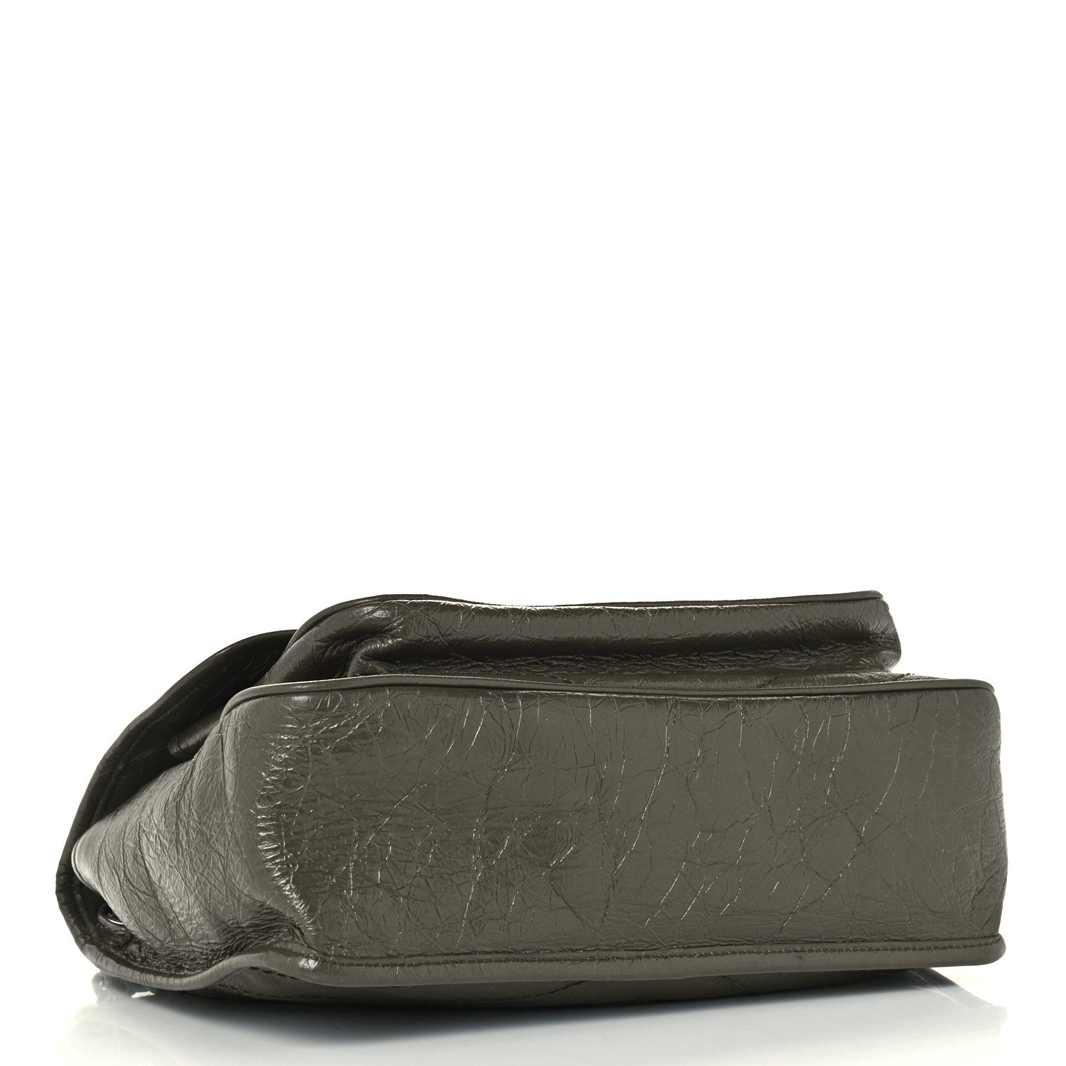 Saint Laurent Crinkled Calfskin Matelasse Monogram Medium Niki Chain Satchel Military Olive 3 of 10