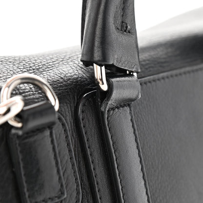Givenchy Pebbled Calfskin Small Pandora Pure Flap Bag Black 12 of 12