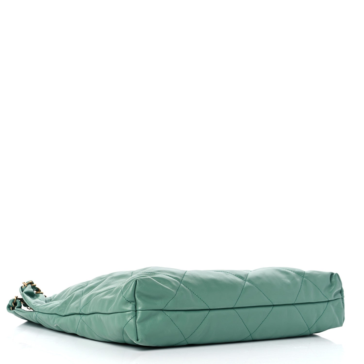 Chanel Shiny Calfskin Quilted Chanel 22 Green 5 of 10