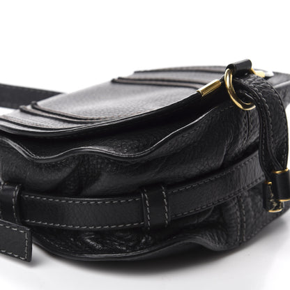 Chloe Calfskin Mini Marcie Round Crossbody Bag Black 6 of 11