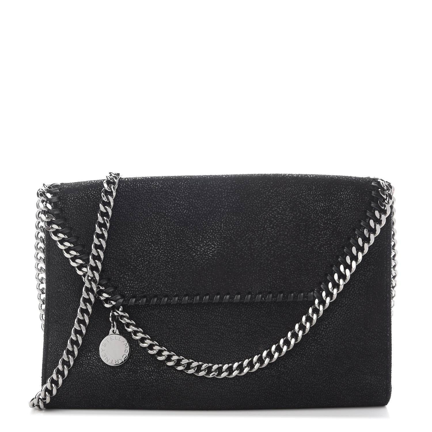 Stella McCartney Shaggy Deer Falabella Mini Crossbody Bag Black 1 of 8