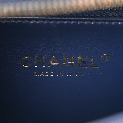 Chanel Caviar Quilted Medium CC Filigree Vanity Case Navy 6 of 14