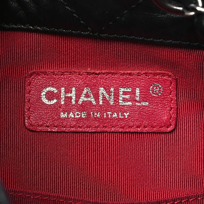 Chanel Aged Calfskin Quilted Small Gabrielle Backpack Black 6 of 10