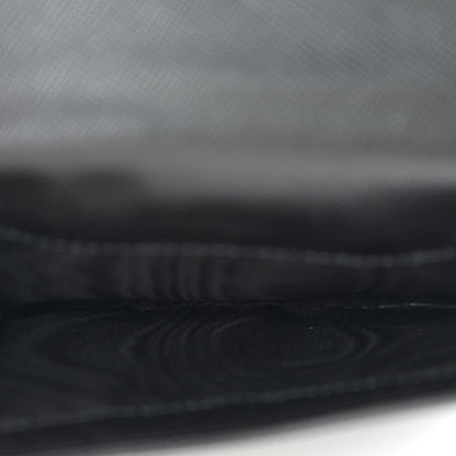 Prada Saffiano Tri-Fold Compact Wallet Black 6 of 10