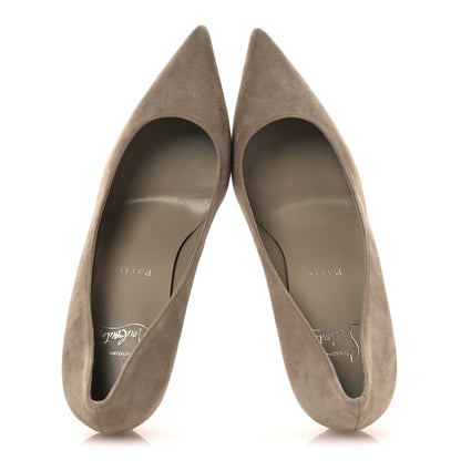 Christian Louboutin Veau Velours So Kate 85 Pumps 38 Beige 2 of 10
