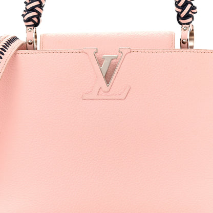 Louis Vuitton Taurillon Braided Capucines MM Light Pink 7 of 9
