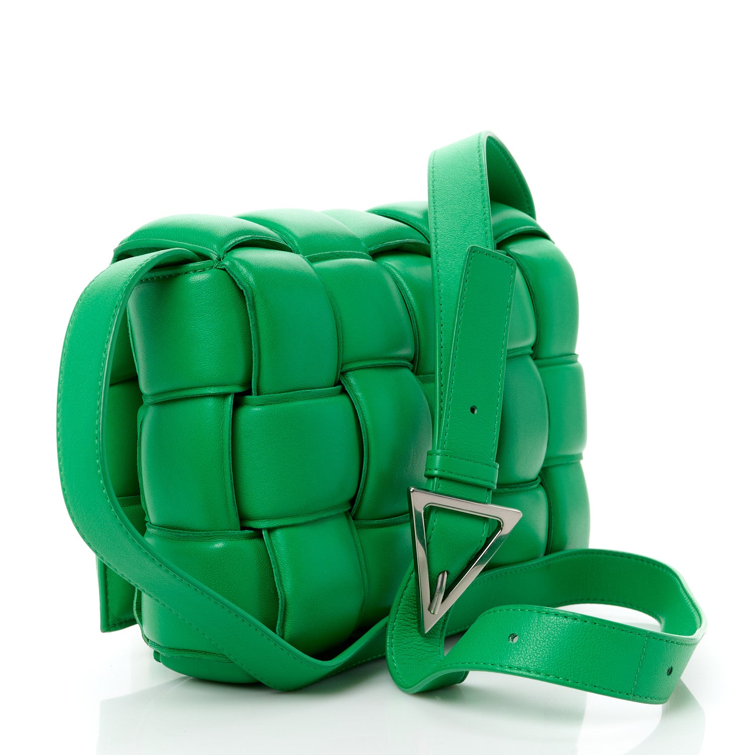 Bottega Veneta Nappa Maxi Intreccio Padded Cassette Crossbody Bag Parakeet 3 of 16