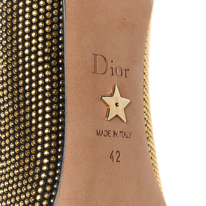 Christian Dior Suede Studded D-Choc 90mm Pumps 42 Black Gold 6 of 11