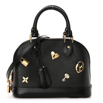 Louis Vuitton Epi Love Lock Alma BB Black 1 of 9