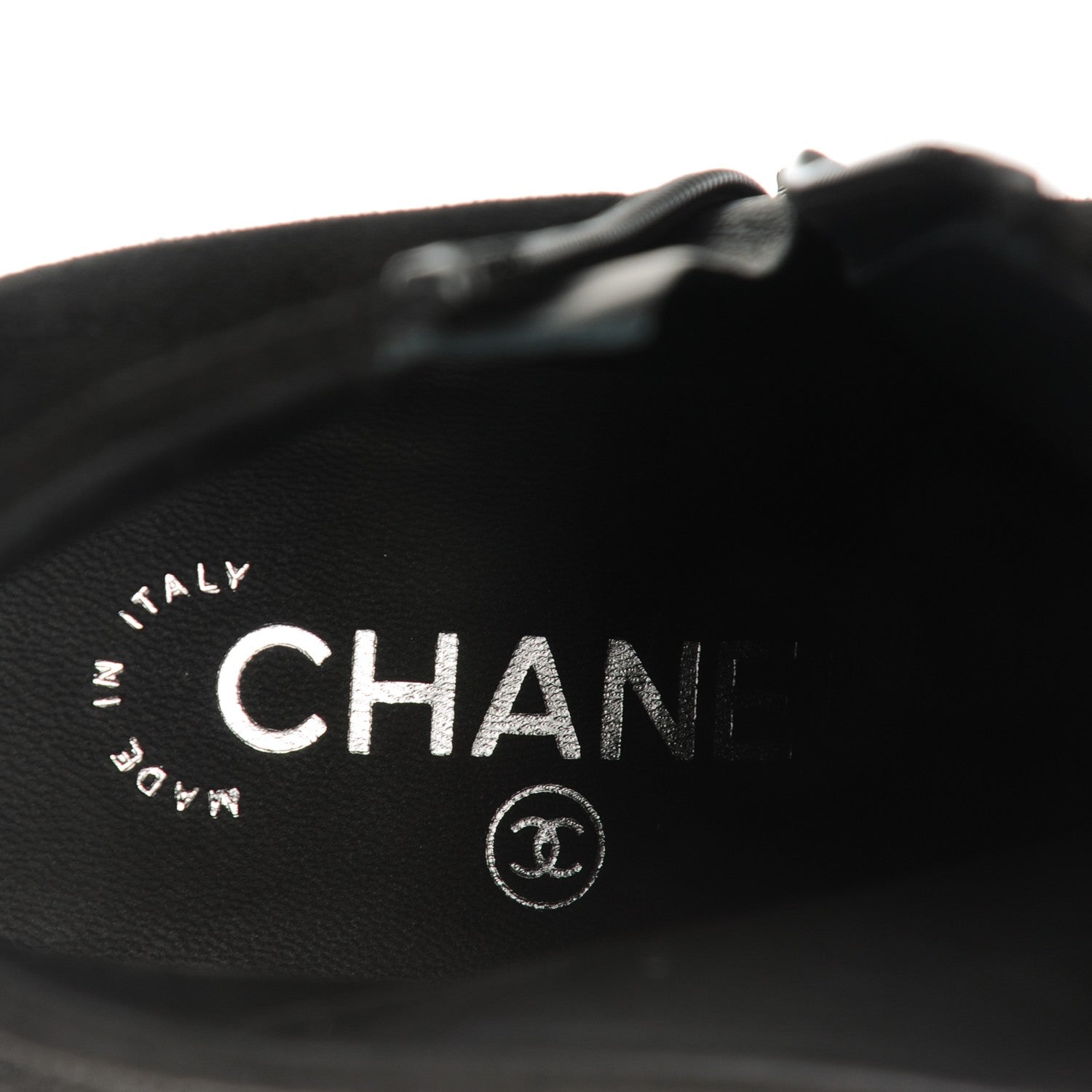 Chanel Suede Calfskin Short Boots 37 Black 8 of 9