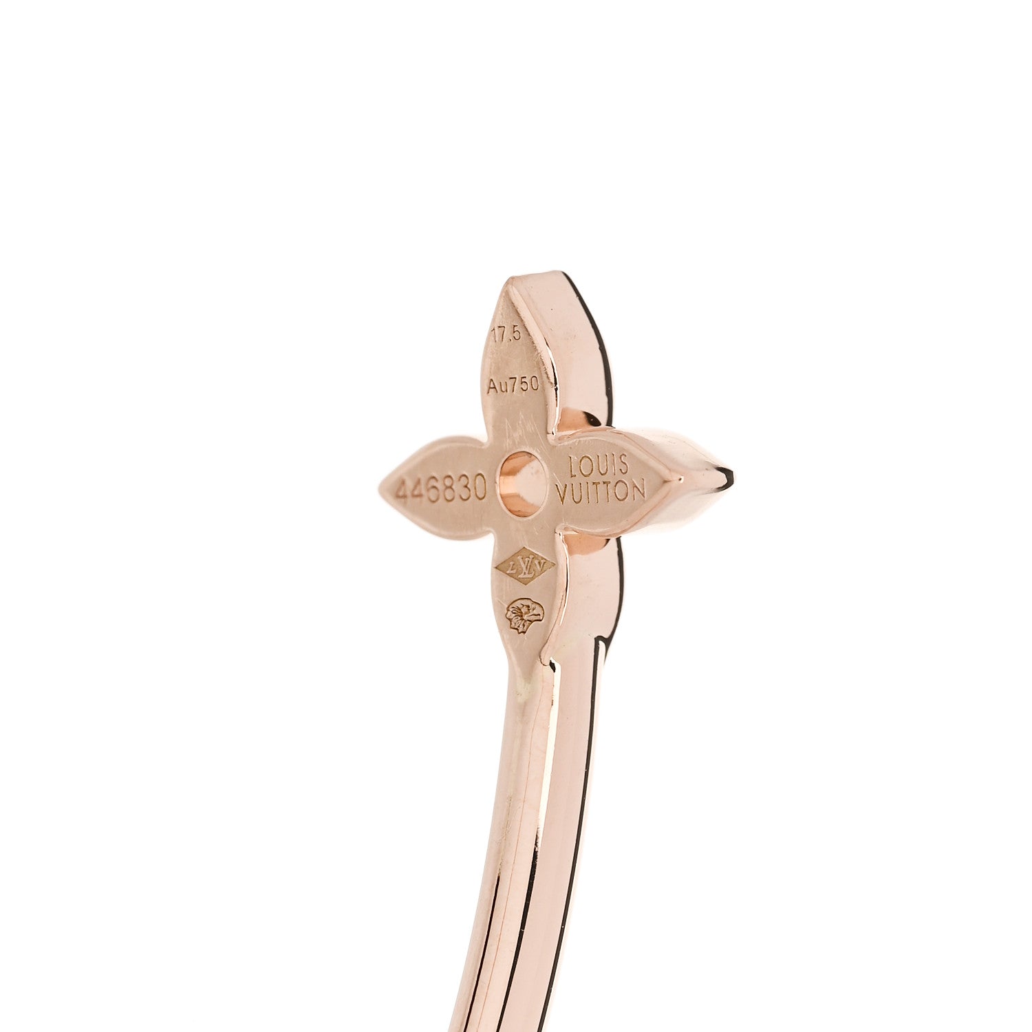 Louis Vuitton 18K Pink Gold Diamond Idylle Blossom Twist Bracelet 3 of 3
