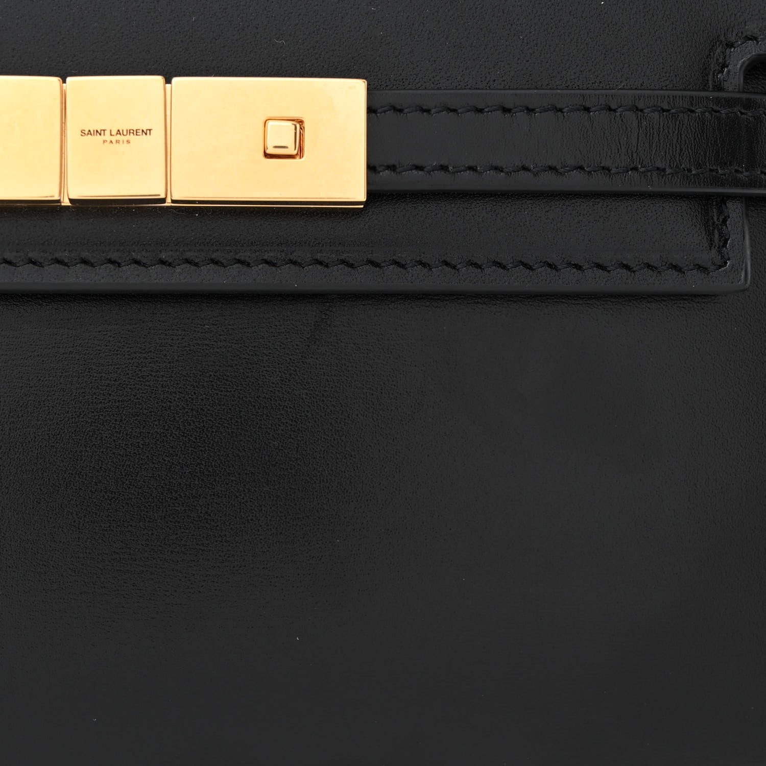 Saint Laurent Smooth Calfskin Mini Manhattan Shoulder Bag Black 11 of 11