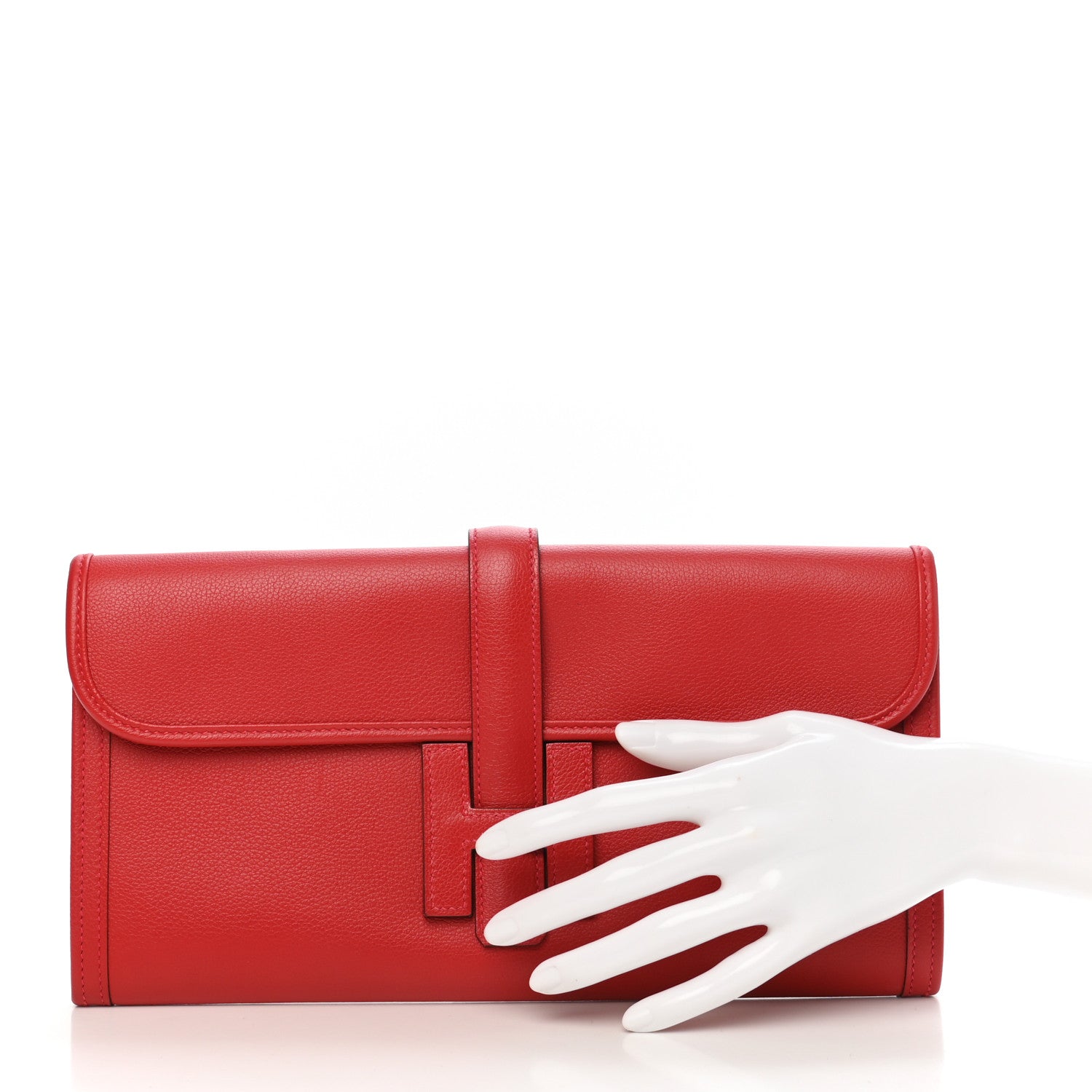 Hermes Evercolor Jige Elan 29 Rouge Casaque 2 of 7
