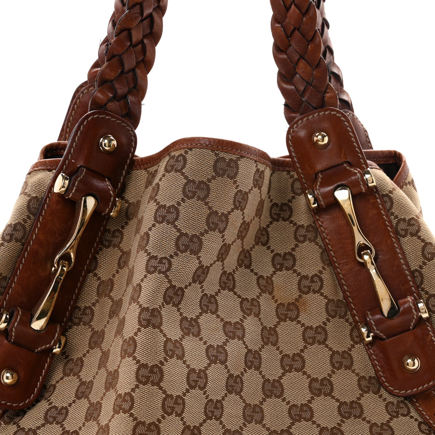 Gucci Monogram Medium Pelham Shoulder Bag Brown 8 of 10
