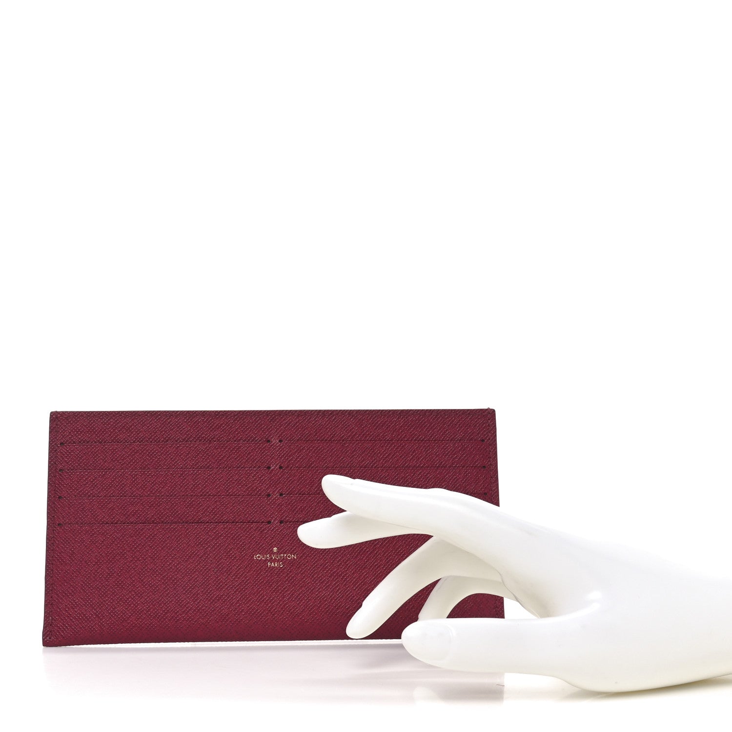 Louis Vuitton Calfskin Felicie Card Holder Insert Fuchsia 2 of 6