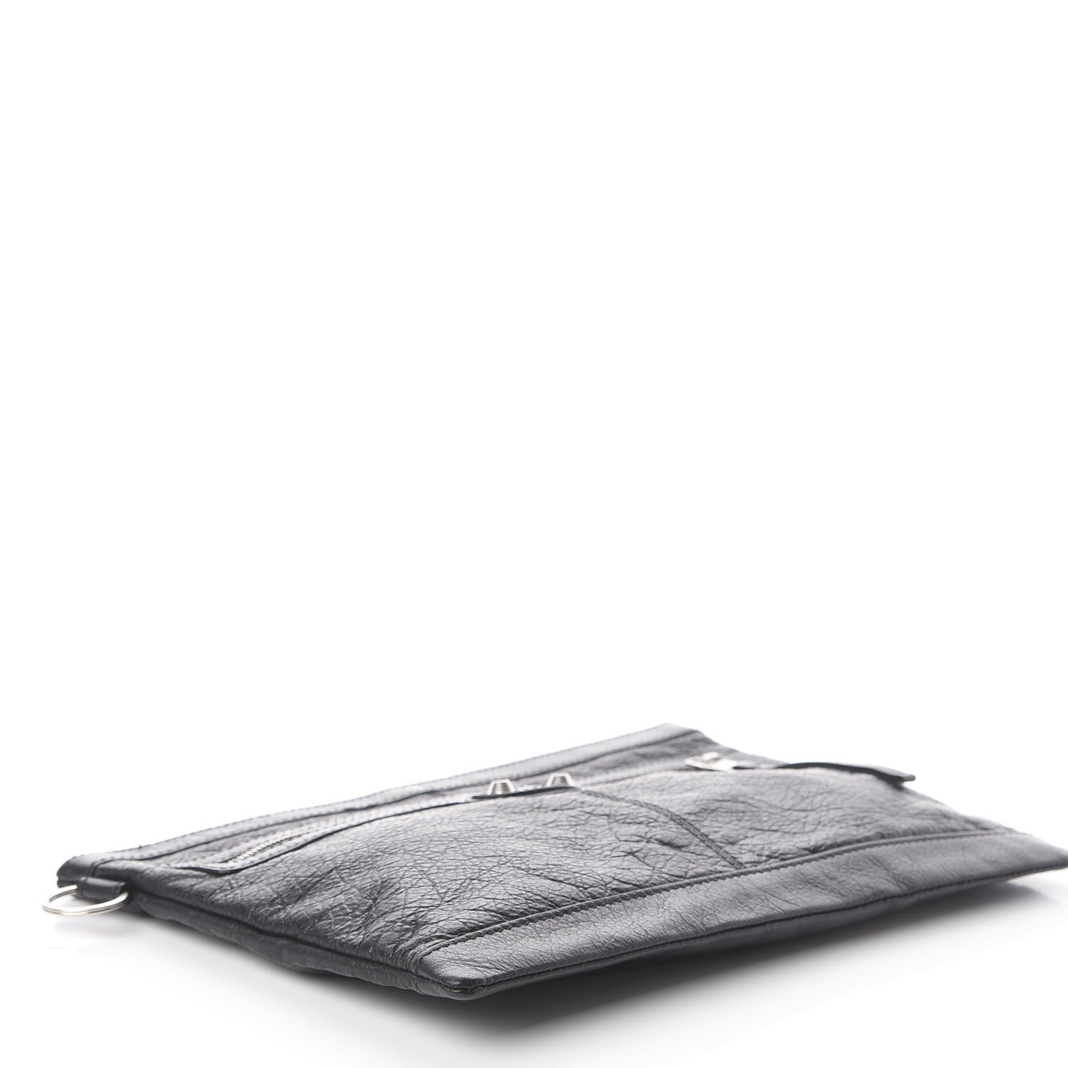 Balenciaga Agneau Arena Classic Hardware Medium Clip Black 3 of 6