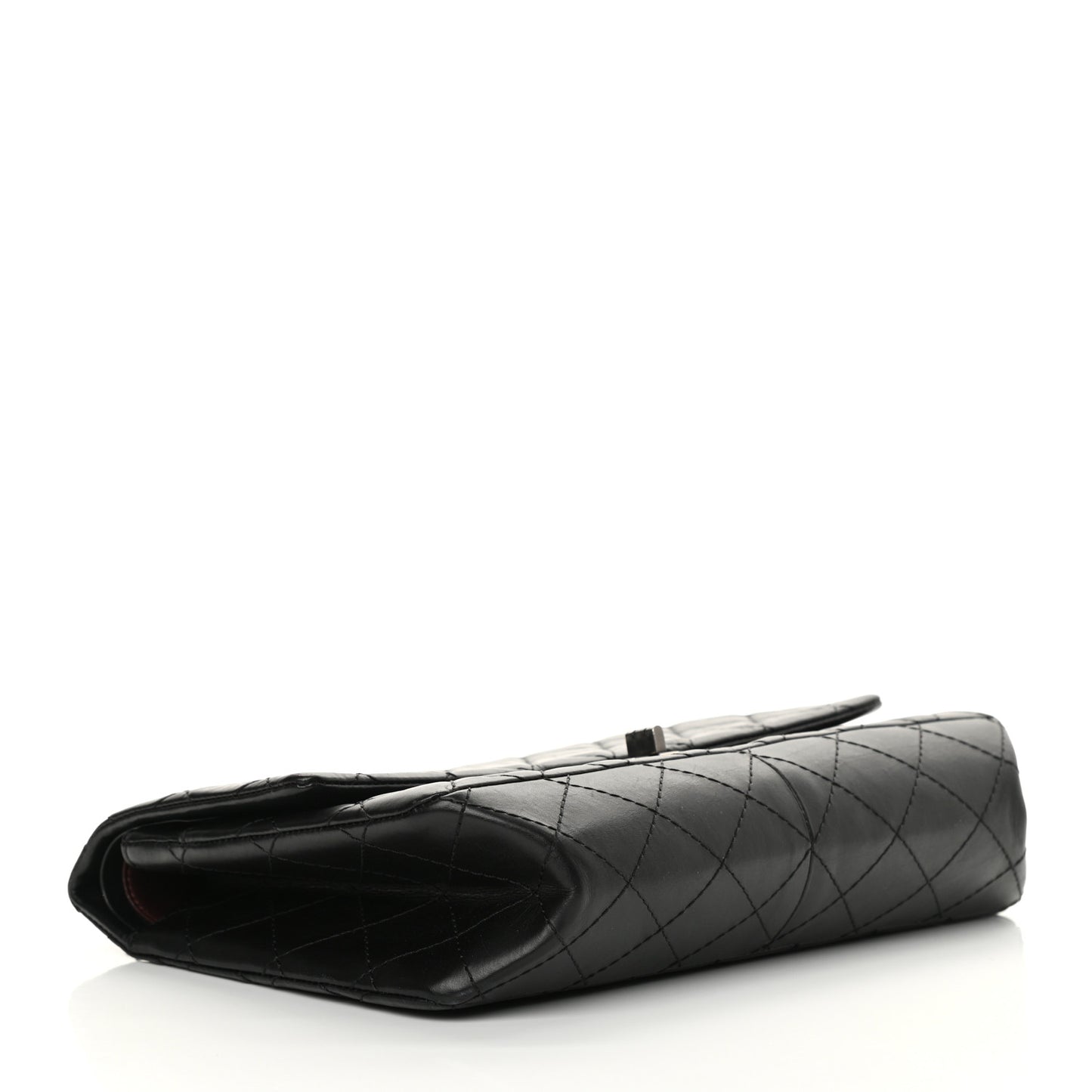 Aged Calfskin Quilted 2.55 Reissue 226 Flap Black
