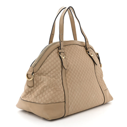 Gucci Calfskin Microguccissima Medium Nice Top Handle Dome Bag Beige 3 of 20