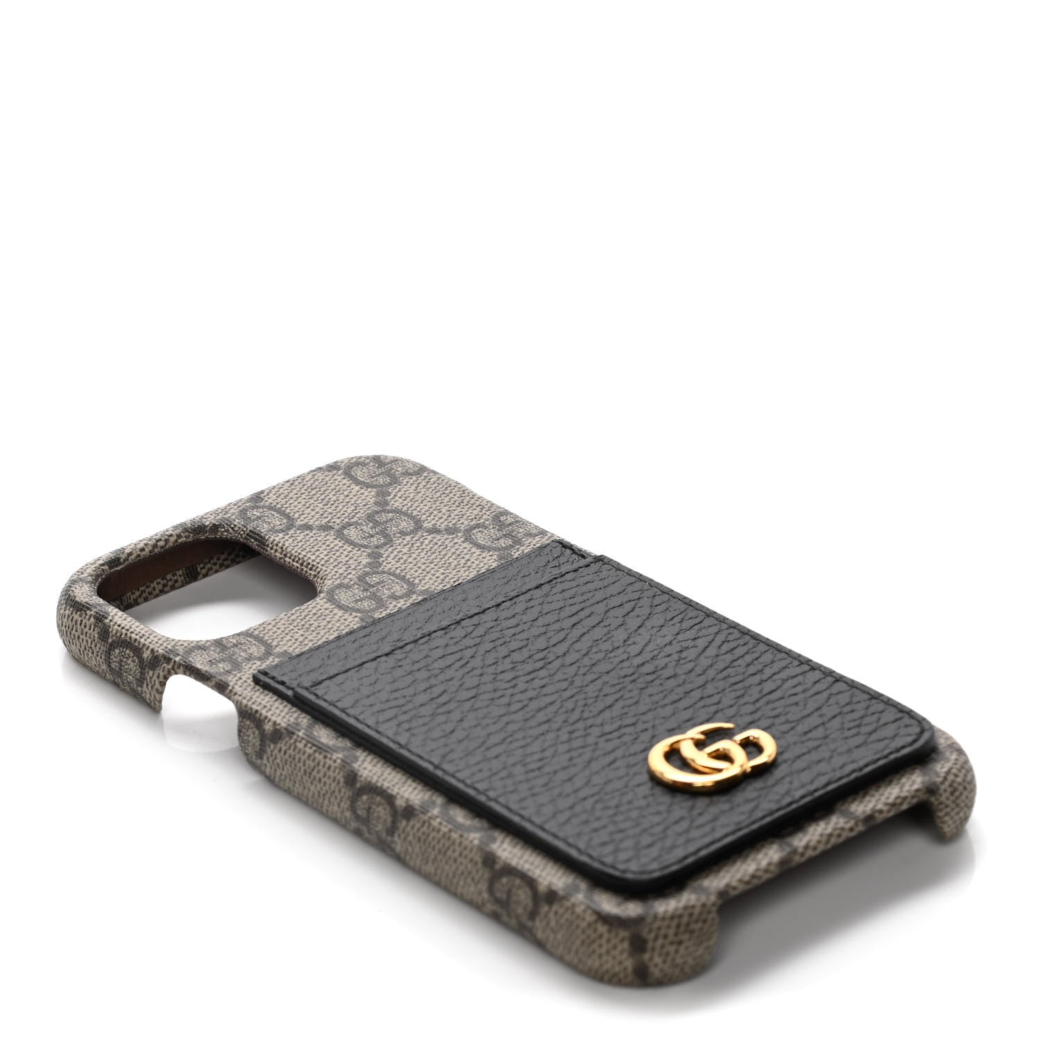 Gucci GG Supreme Monogram Marmont iPhone 12/12 Pro Case Black 3 of 6