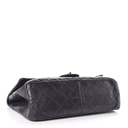Chanel Aged Calfskin Quilted 2.55 Reissue 227 Flap Navy Blue 4 of 17