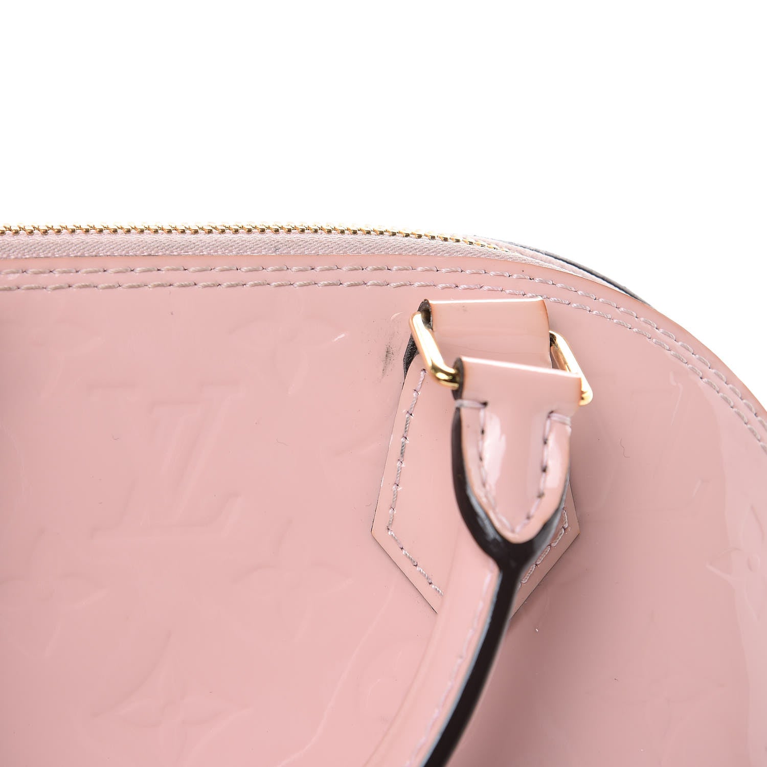 Louis Vuitton Vernis Alma BB Rose Ballerine 13 of 20