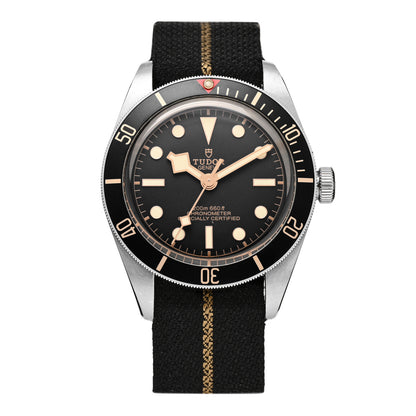 TUDOR Stainless Steel Fabric 39mm Black Bay Fifty Eight Automatic Watch Black 79030N 1 of 5