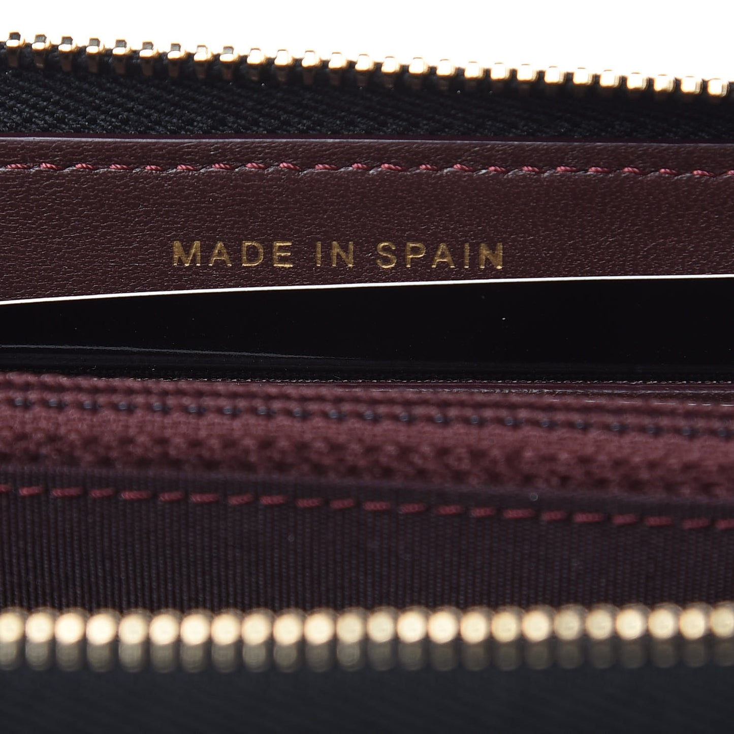 Lambskin Quilted Small Trendy CC Zip Around Wallet Black