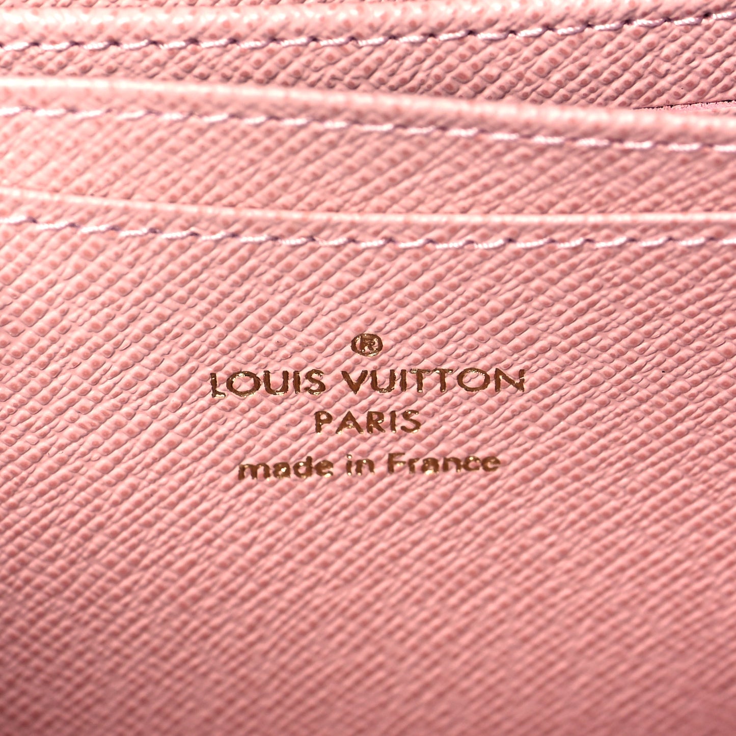 Damier Ebene Zippy Coin Purse Rose Ballerine