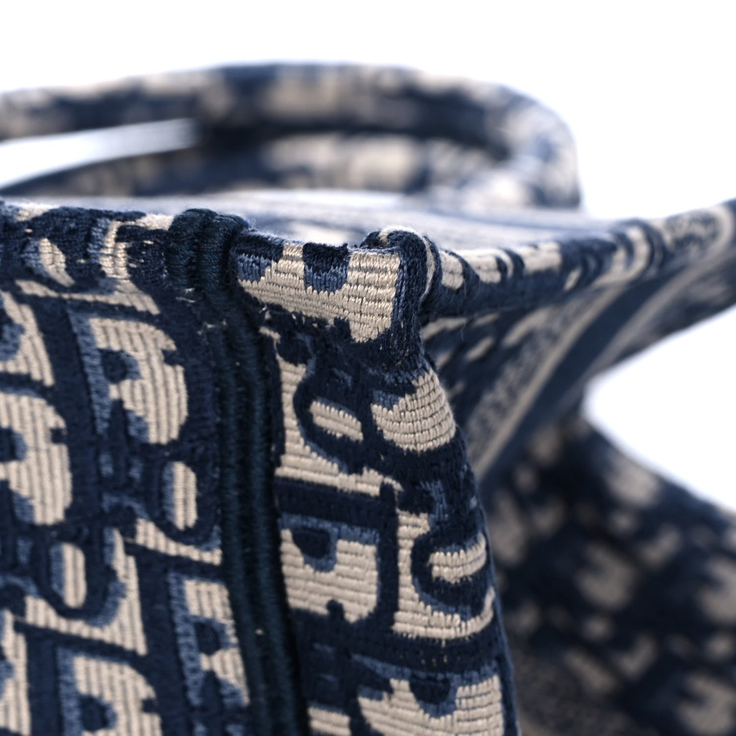 Christian Dior Oblique Medium Book Tote Blue Multicolor 10 of 12