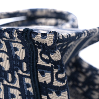 Christian Dior Oblique Medium Book Tote Blue Multicolor 10 of 12