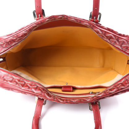 Goyard Goyardine Ambassade MM Briefcase Red 5 of 19