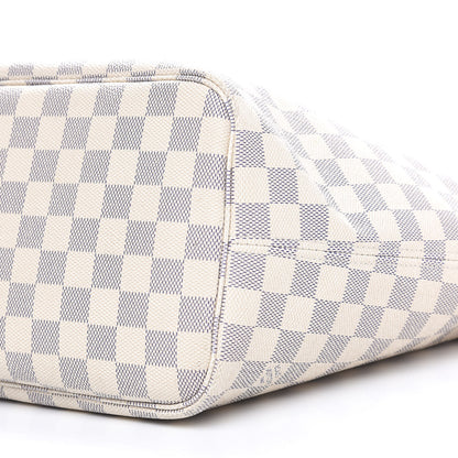 Louis Vuitton Damier Azur Neo Neverfull MM Rose Ballerine 10 of 15