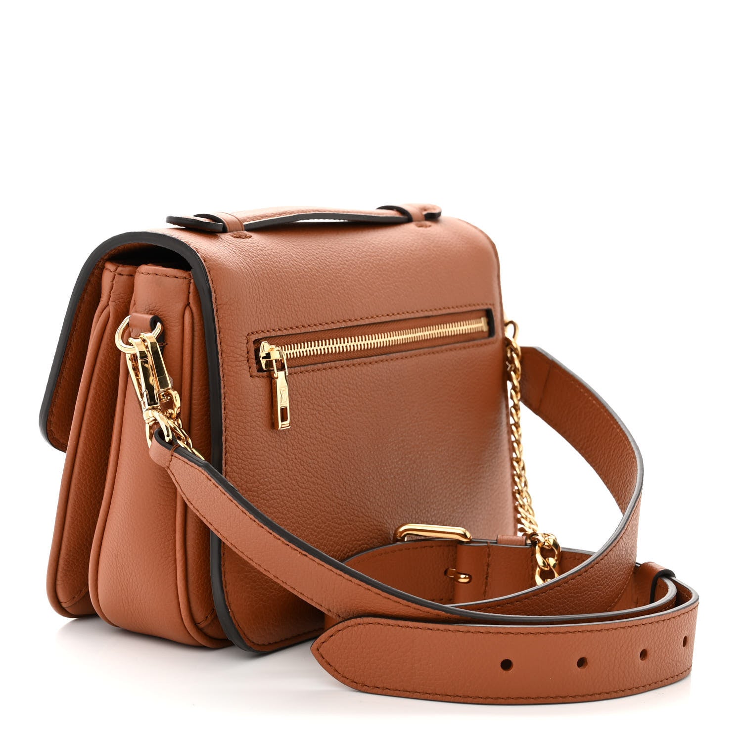 Louis Vuitton Grained Calfskin Lockme Oxford Cognac 4 of 10