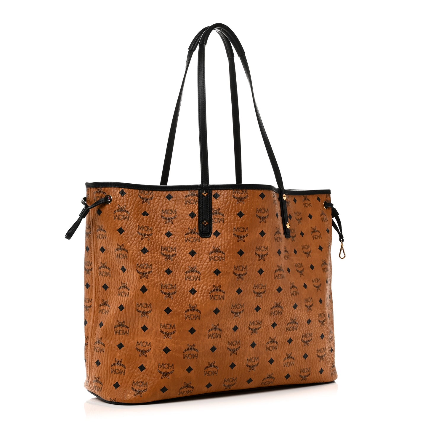 Visetos Large Project Reversible Shopper Tote Cognac