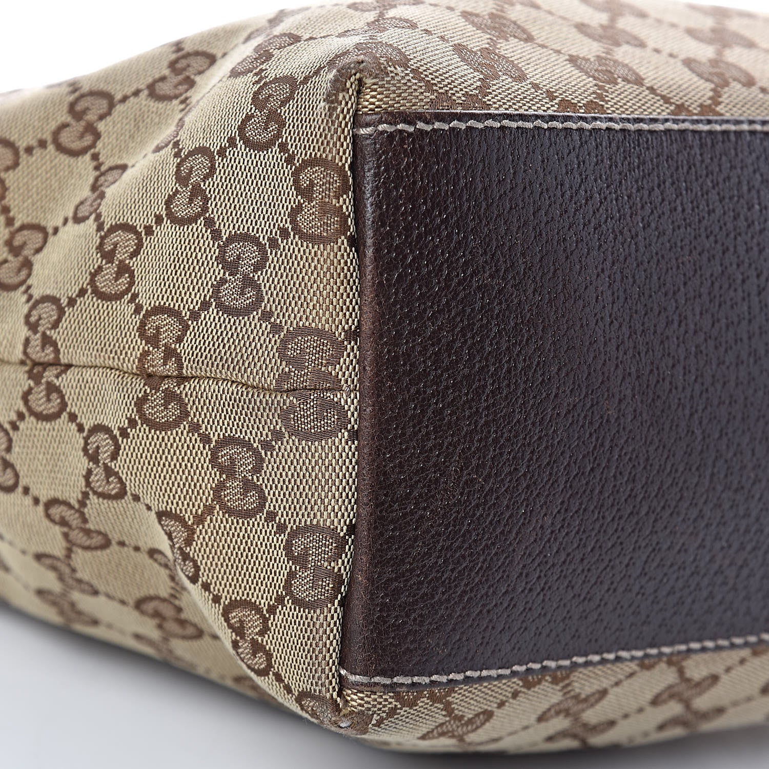 Gucci Monogram Charmy Tote Brown 10 of 13