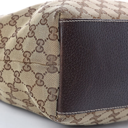 Gucci Monogram Charmy Tote Brown 10 of 13