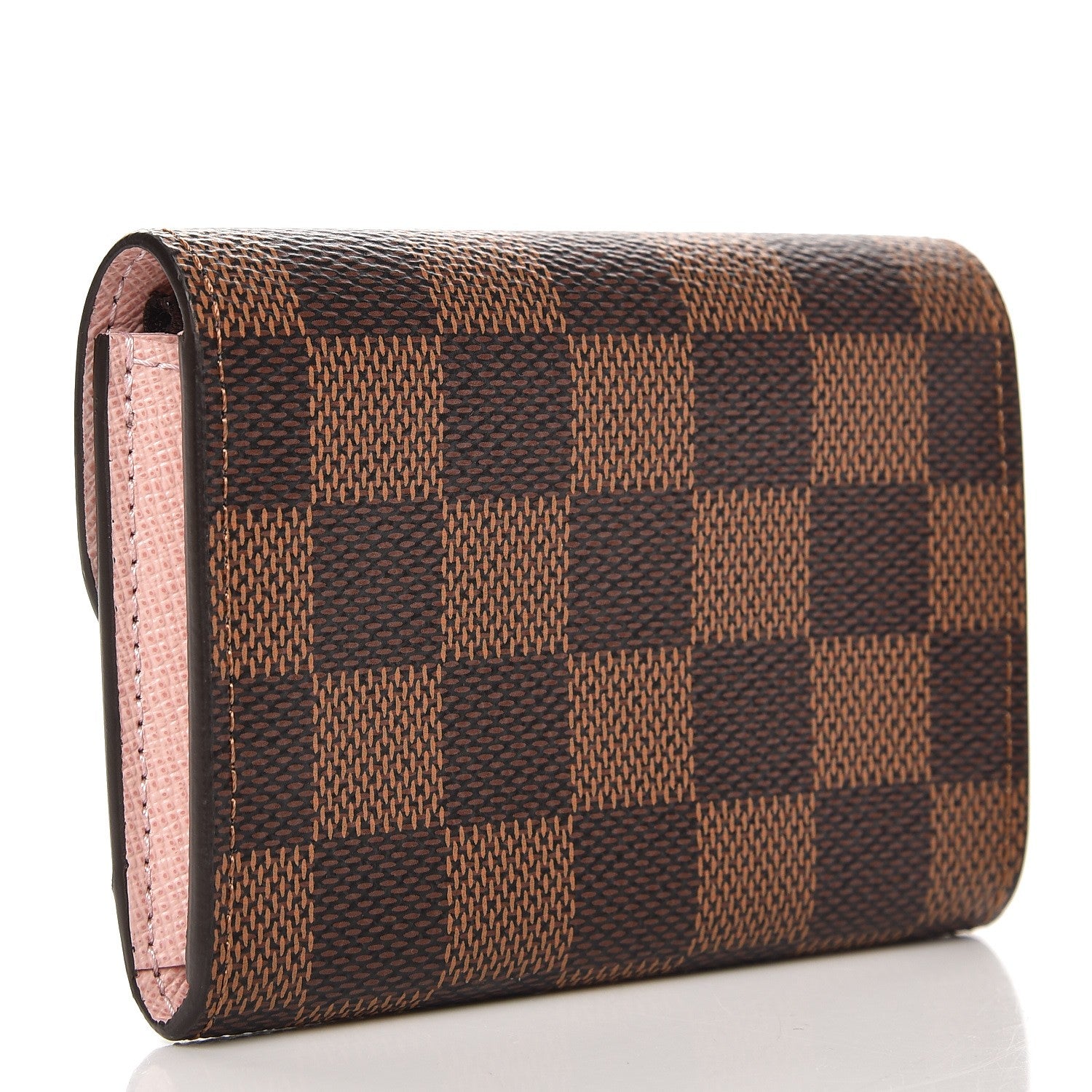 Louis Vuitton Damier Ebene Rosalie Coin Purse Rose Ballerine 3 of 8