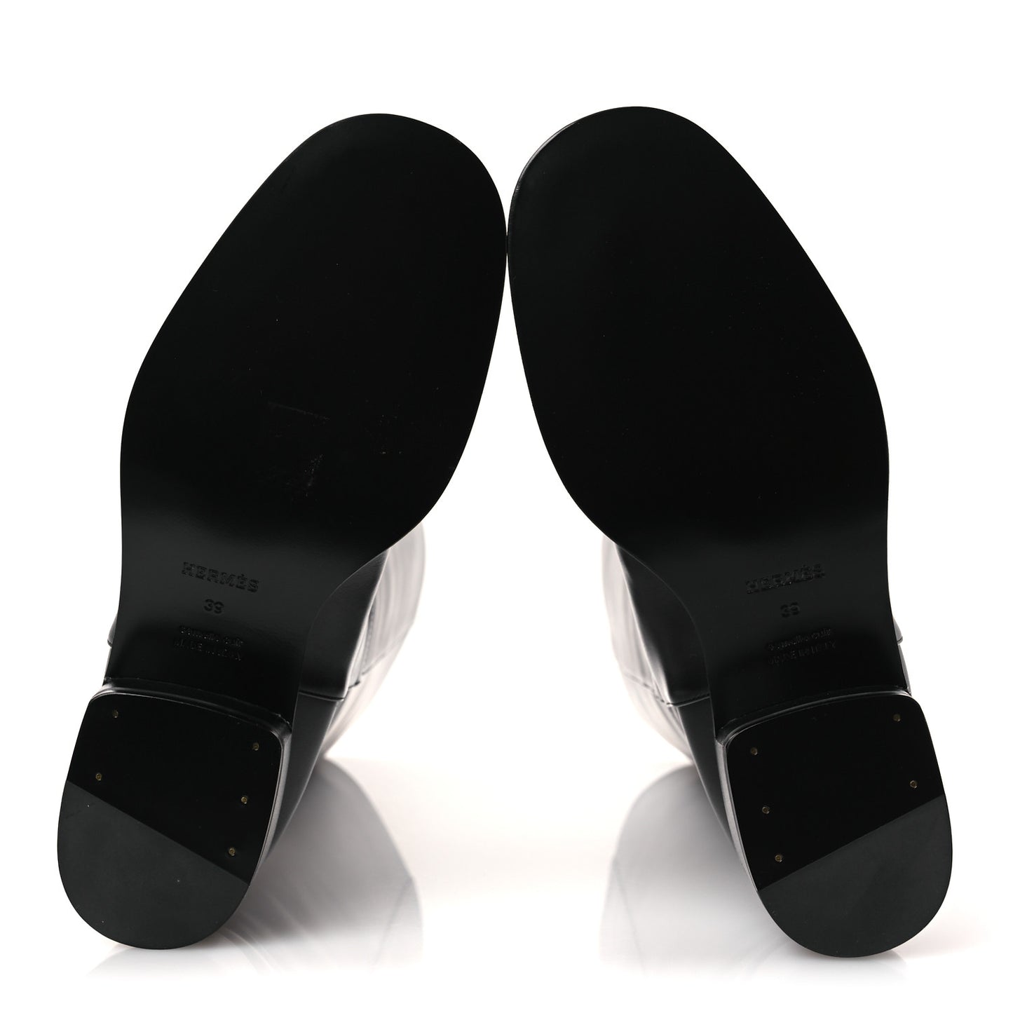 Calfskin Lasso 40 Boots 39 Black