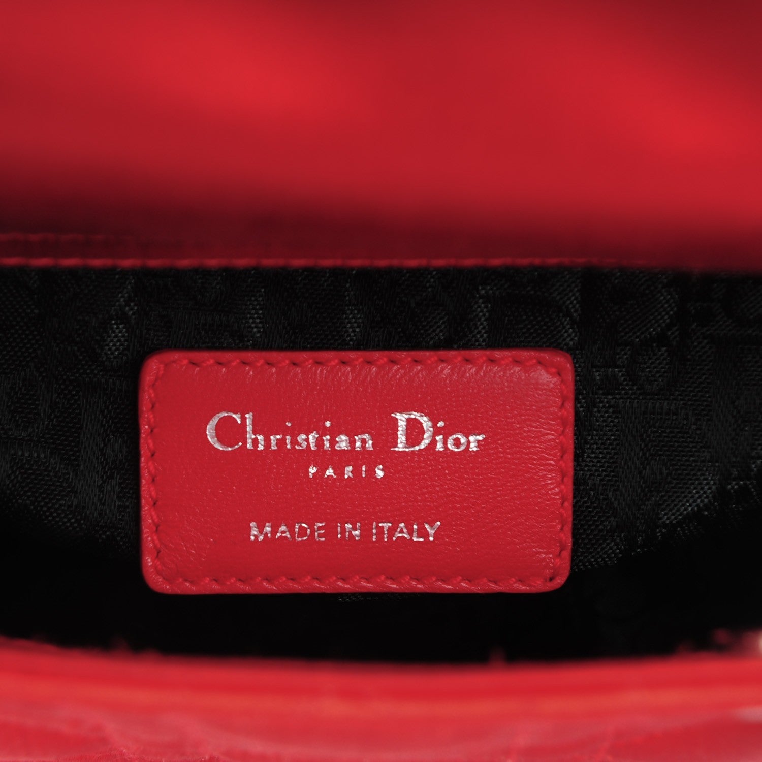 Christian Dior Satin Cannage Mini Lady Dior Red 6 of 7