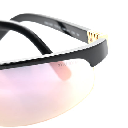 Miu Miu Acetate Mirror Miu Nocturne SMU A02 Sunglasses Black Pink 7 of 8
