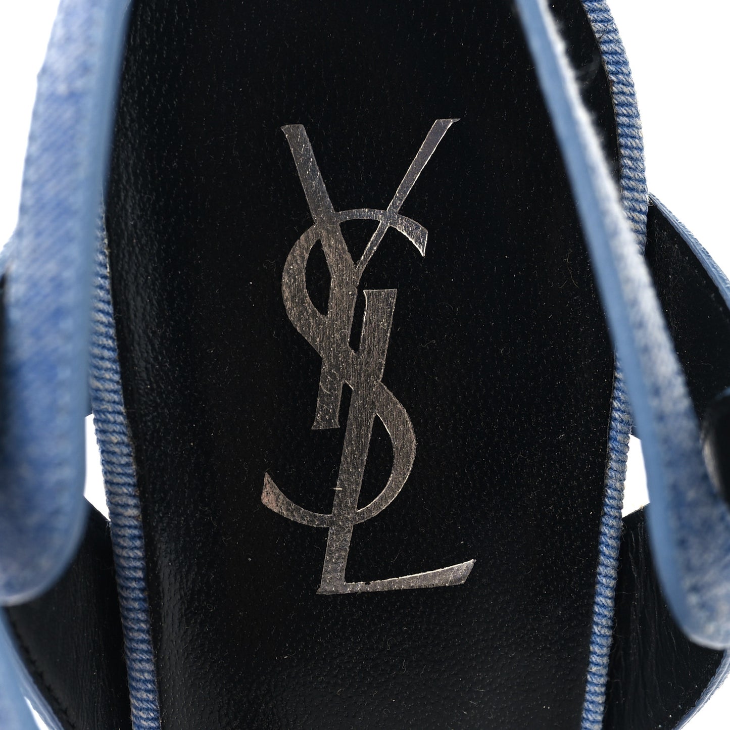 Denim Tribute 105 Platform Sandals 39.5 Blue