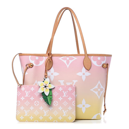Louis Vuitton Monogram Giant By The Pool Neverfull MM Light Pink 1 of 8