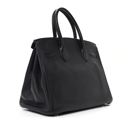 Hermes Clemence Birkin 30 Bleu Indigo 3 of 18