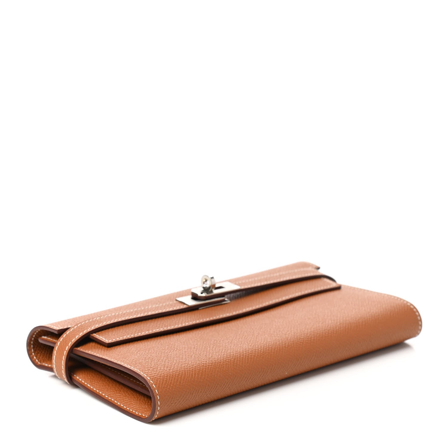 Hermes Epsom Kelly Longue Wallet Gold 4 of 7